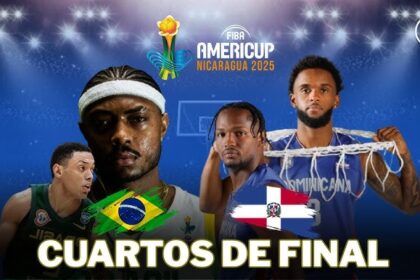 República Dominicana afronta a Brasil en cuartos de final de la AmeriCup 2025