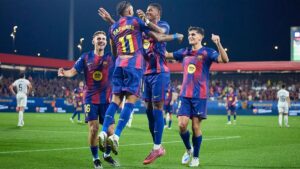 Barcelona arrolla al Valencia con un contundente 6-0 en el Johan Cruyff