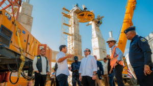 Gobierno supervisa avances de la Línea 3 del Teleférico en Santo Domingo Oeste: primera fase lista para 2026