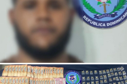 Golpe al microtráfico en Villa González: DINTEL desmantela punto de drogas y ocupa más de 240 porciones de sustancias ilícitas