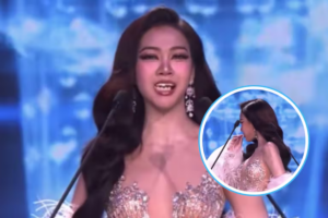 Momento viral en Miss Grand Tailandia: candidata pierde carillas dentales en pleno escenario