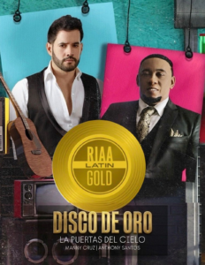 Manny Cruz logra su primer disco de oro