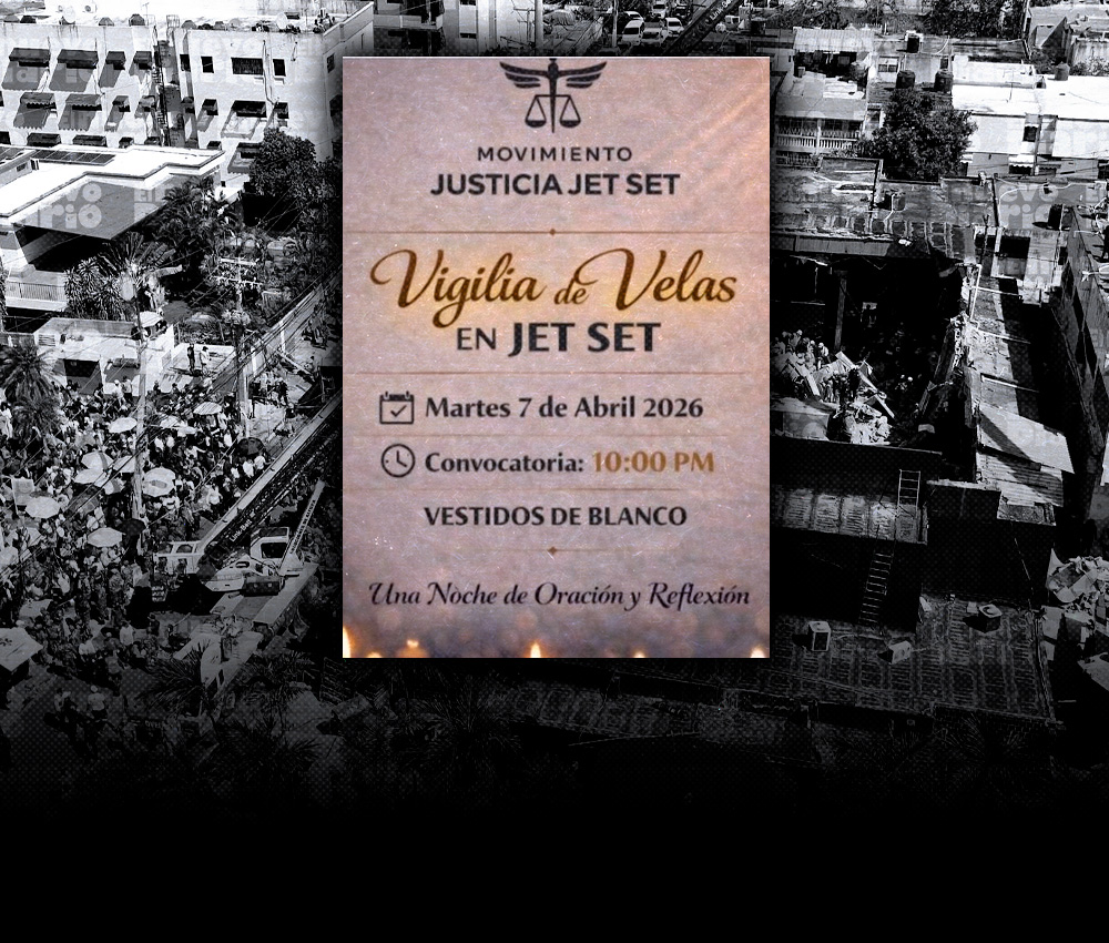 Todo listo para vigilia en memoria de las víctimas del Jet Set