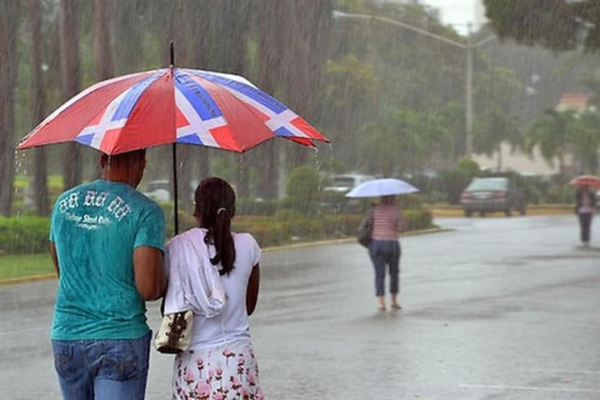 Vaguada provocará lluvias y tormentas en gran parte del país este día