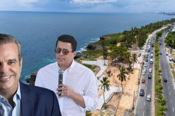 Abinader y David Collado inauguran segunda etapa del malecón de Santo Domingo Este