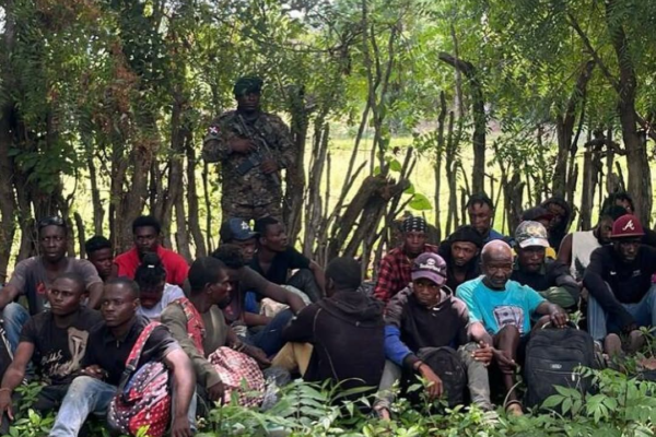Ejército dominicano intercepta haitianos indocumentados en zona boscosa de Montecristi