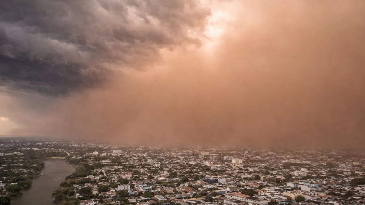 Vaguada y polvo del Sahara mantendrán ambiente caluroso y lluvias aisladas este viernes