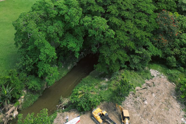 Inician construcción del Parque Lineal Río Jaya para transformar el entorno urbano de San Francisco de Macorís