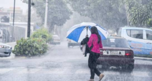 Vaguada provocará aguaceros, tronadas y ráfagas de viento en varias provincias del país
