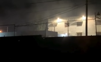 Columna de humo en cárcel de Dajabón genera alarma entre residentes