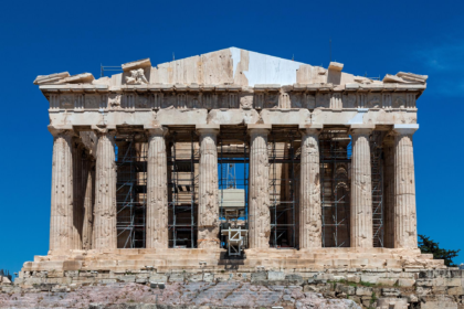 Grecia presenta la cara occidental del Partenón en su estado más completo en dos siglos