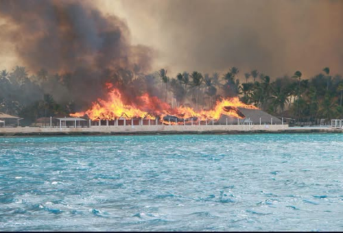 Incendio afecta instalaciones del Hotel Viva en Bayahíbe