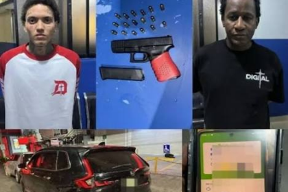 ONGUITO WA FUE APRESADO JUNTO A OTRO HOMBRE CON UN “ARMA ILEGAL”