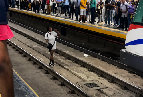 Mujer se lanza a los rieles del Metro en estación Juan Pablo Duarte de la Línea 2