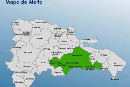 COE coloca en alerta verde al Distrito Nacional y cinco provincias por condiciones meteorológicas