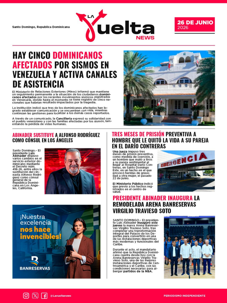 ¡NOTICIAS DE HOY!