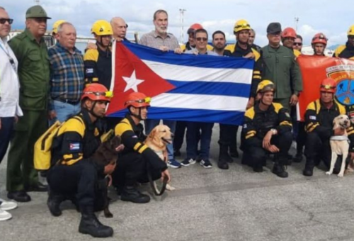Cuba envía brigada de rescatistas a Venezuela tras el devastador terremoto