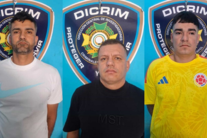 Apresan a tres colombianos acusados de robar RD$1 millón a un comerciante en Santiago
