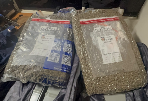 DNCD ocupa casi 29 libras de marihuana en maleta abandonada en el AILA