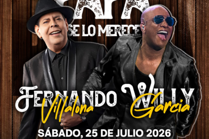 Fernando Villalona y Willy García celebrarán a papá este 25 de julio en Rancho Steak House