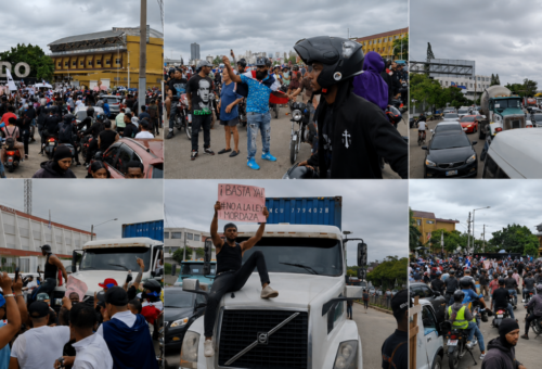 Protesta en Plaza de la Bandera rechaza artículos del nuevo Código Penal