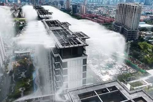 China sorprende con sistema de lluvia artificial para combatir el calor extremo