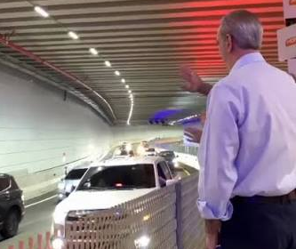 ABINADER DEJA OPERANDO TÚNEL Y PASO A DESNIVEL EN PLAZA DE LA BANDERA MEJORANDO EL TRÁNSITO EN EL GRAN SANTO DOMINGO