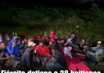 Ejército detiene a 28 haitianos indocumentados en Dajabón