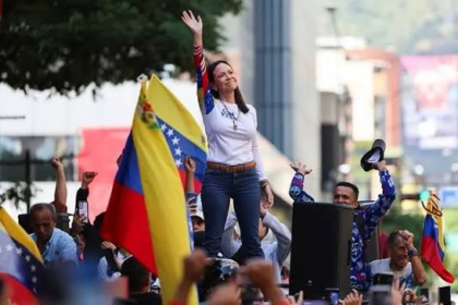 Venezolanos marchan en Caracas para exigir elecciones y el regreso de María Corina Machado