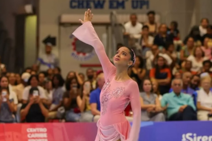 Letizia García Medina hace historia en el patinaje artístico dominicano