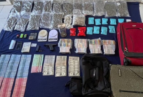 Dintel y Ministerio Público realizan allanamientos y ocupan drogas en Las Terrenas