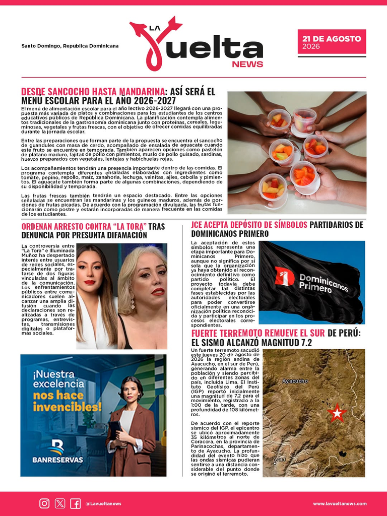 ¡NOTICIAS DE HOY, INFORMATE!