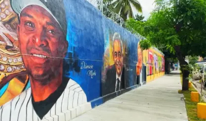 Villa Consuelo estrena parque con áreas verdes, iluminación y mural