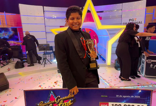 Luis Justo se alza con el primer lugar de la novena temporada de Pequeños Grandes Talentos