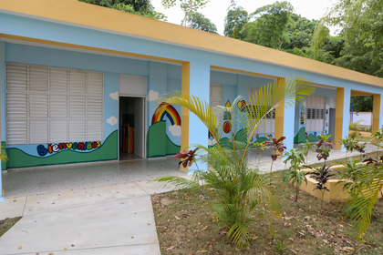 Inauguran 23 nuevas aulas para estudiantes del Nivel Inicial en Valdesia