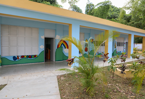 Inauguran 23 nuevas aulas para estudiantes del Nivel Inicial en Valdesia