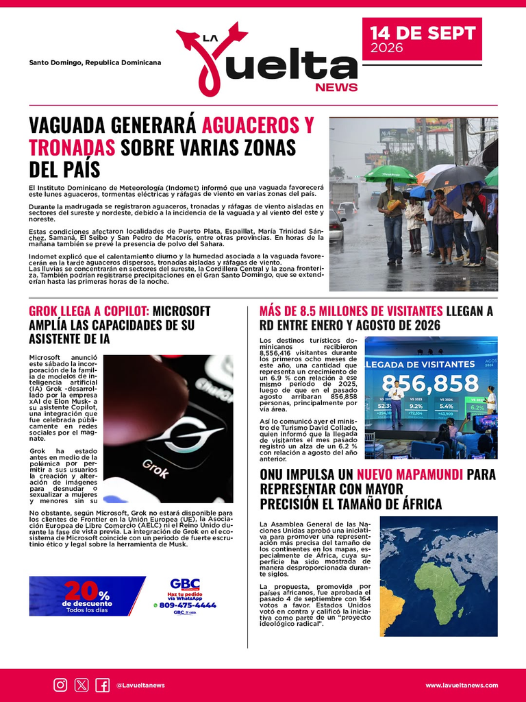¡NOTICIAS DE HOY, INFORMATE!