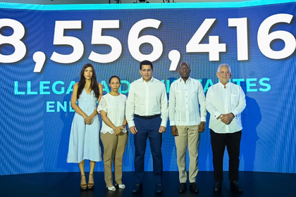 MÁS DE 8.5 MILLONES DE VISITANTES LLEGAN A RD ENTRE ENERO Y AGOSTO DE 2026