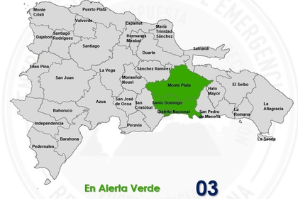 COE emite alerta verde para tres demarcaciones por incidencia de vaguada