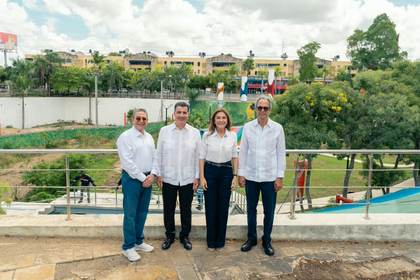 Popular y ADN supervisan los avances del remozamiento del parque José Núñez de Cáceres