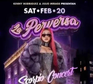 La Perversa anuncia “El Scorpio Concert” para el 20 de febrero