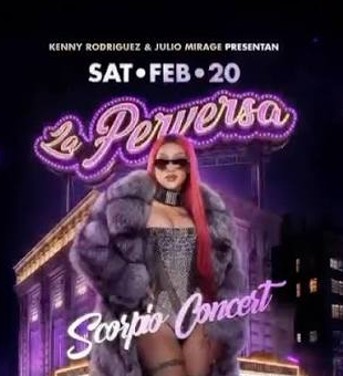La Perversa anuncia “El Scorpio Concert” para el 20 de febrero