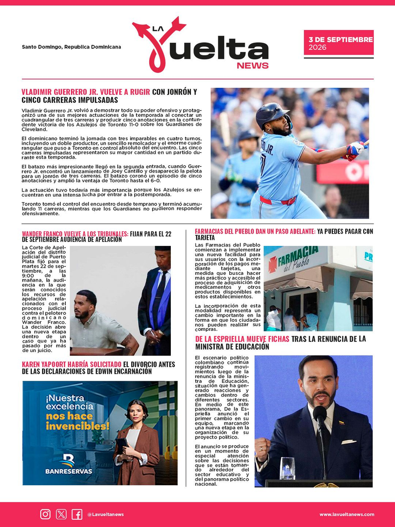 ¡NOTICIAS DE HOY, INFORMATE!