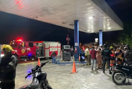 ACCIDENTE CON TANQUE DE GAS DEJA A UN HOMBRE HERIDO EN PUERTO PLATA