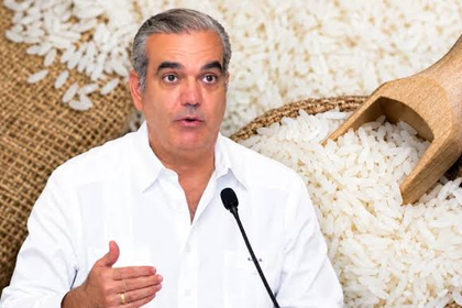 Abinader afirma que el sector arrocero conocía la eliminación de aranceles al arroz estadounidense