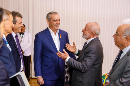 ABINADER FELICITA A LULA DA SILVA TRAS SU REELECCIÓN COMO PRESIDENTE DE BRASIL