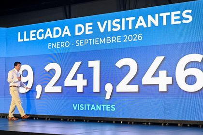 RD SUPERA LOS 9.2 MILLONES DE VISITANTES EN LOS PRIMEROS NUEVE MESES DE 2026