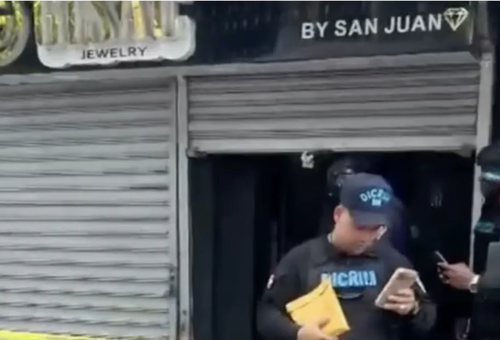 INTENTAN ASALTAR JOYERÍA EN VILLA JUANA Y SON REPELIDOS A TIROS DESDE EL ESTABLECIMIENTO